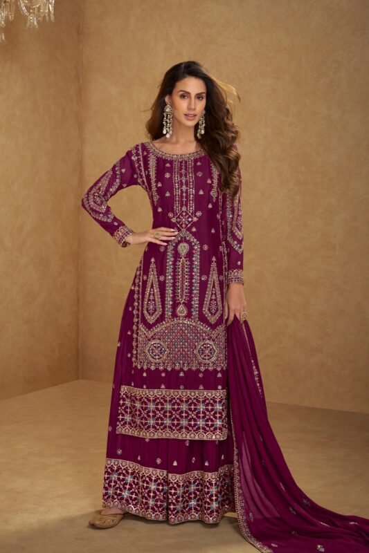 Stylish Gulkayra Hirni Real Chinon Embroidery Readymade Dress Wholesale 2026 4 Stylish Gulkayra Hirni Real Chinon Embroidery Readymade Dress Wholesale 2026