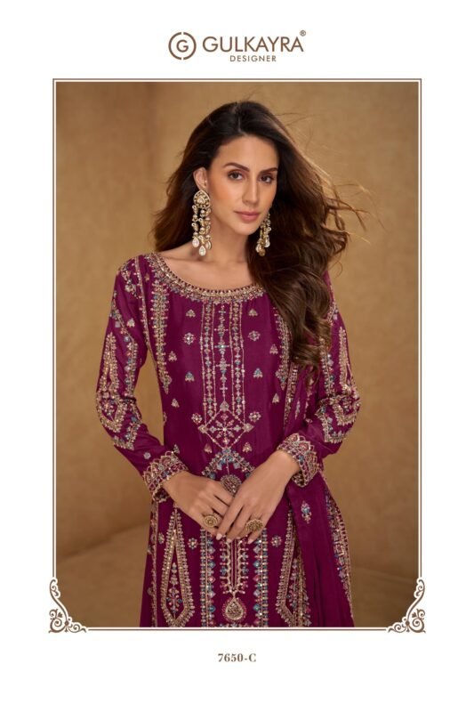 Stylish Gulkayra Hirni Real Chinon Embroidery Readymade Dress Wholesale 2026 5 Stylish Gulkayra Hirni Real Chinon Embroidery Readymade Dress Wholesale 2026