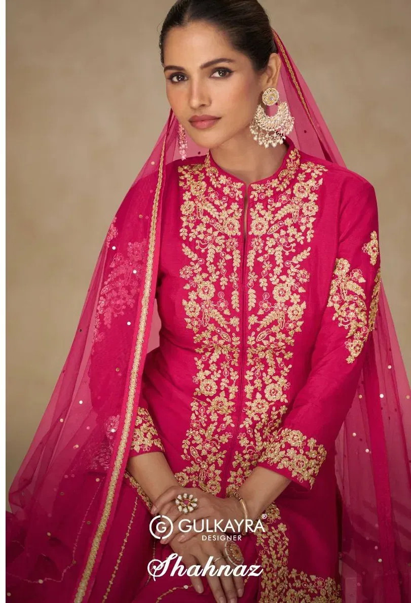 Gulkayra Shahnaz Real Chinon Embroidered Designer Salwar Kameez Collection Wholesale 3 Gulkayra Shahnaz Real Chinon Embroidered Designer Salwar Kameez Collection Wholesale