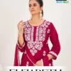 Blue Hills Elizabeth Vol 5 Rayon With Thread Worked Kurti With Bottom Dupatta Set Wholesale