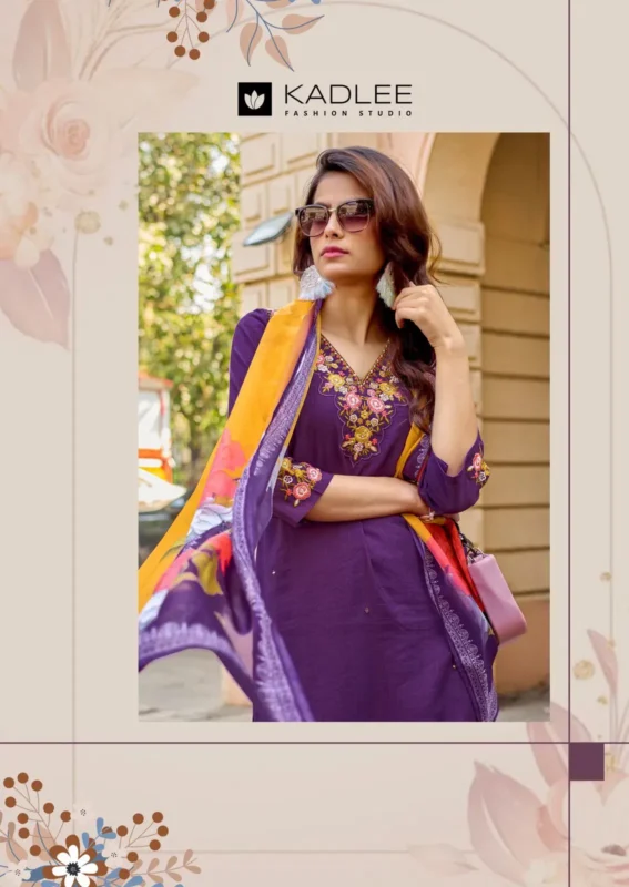 Launching Kadlee Vaari Viscose Weaving With Handworked Kurti With Bottom Dupatta Wholesale 2026 2 Launching Kadlee Vaari Viscose Weaving With Handworked Kurti With Bottom Dupatta Wholesale 2026