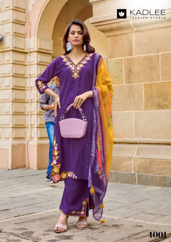Launching Kadlee Vaari Viscose Weaving With Handworked Kurti With Bottom Dupatta Wholesale 2026 3 Launching Kadlee Vaari Viscose Weaving With Handworked Kurti With Bottom Dupatta Wholesale 2026