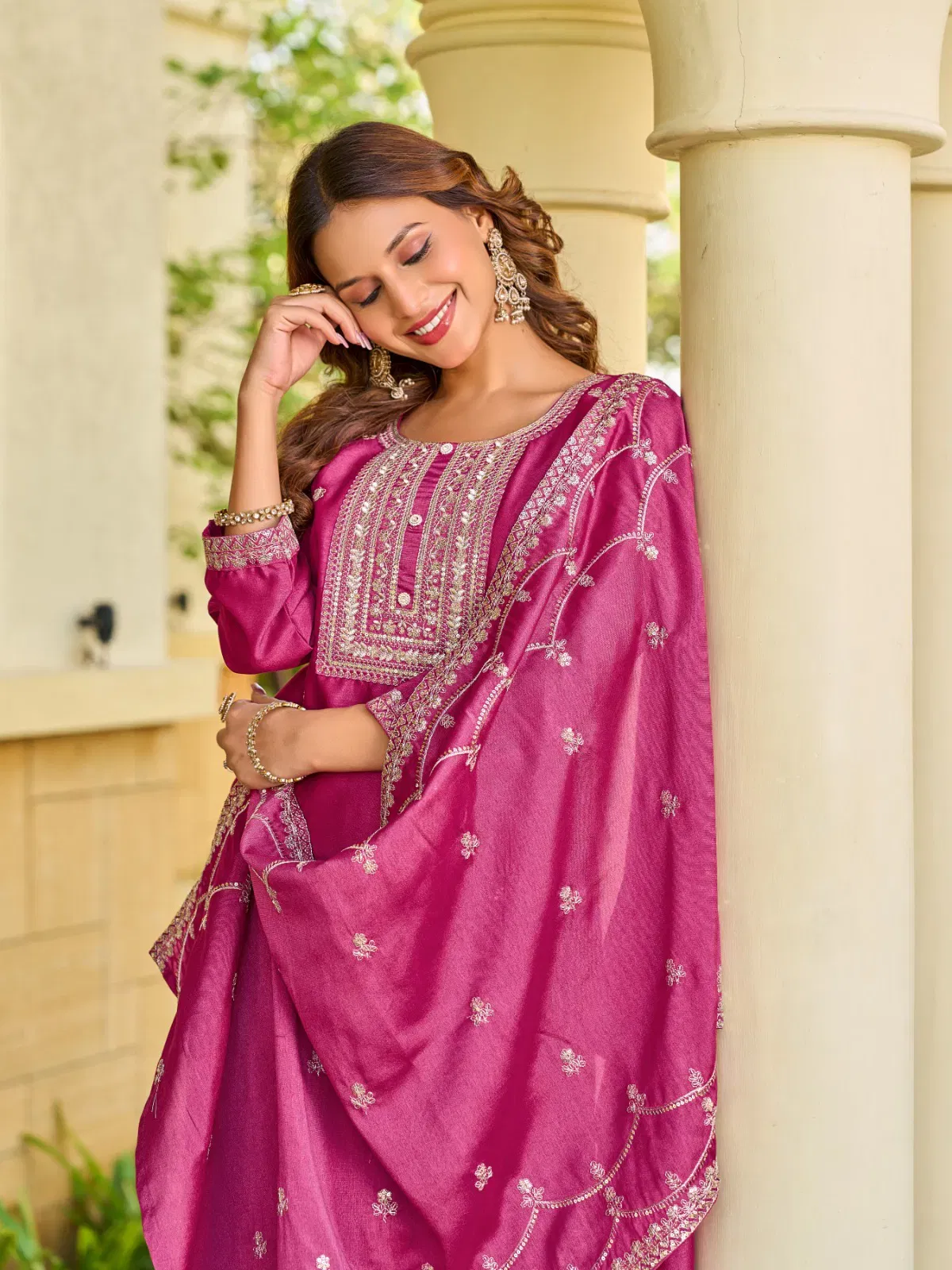 Aanchi Prakriti VIchitra Silk Embroidered Fancy Kurti With Bottom Dupatta Wholesale 5 Buy Aanchi Prakriti VIchitra Silk Embroidered Fancy Kurti With Bottom Dupatta Wholesale 2026