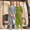 Mittoo Floral Style Cotton Flex Printed Kurti With Pant Collection Wholesale