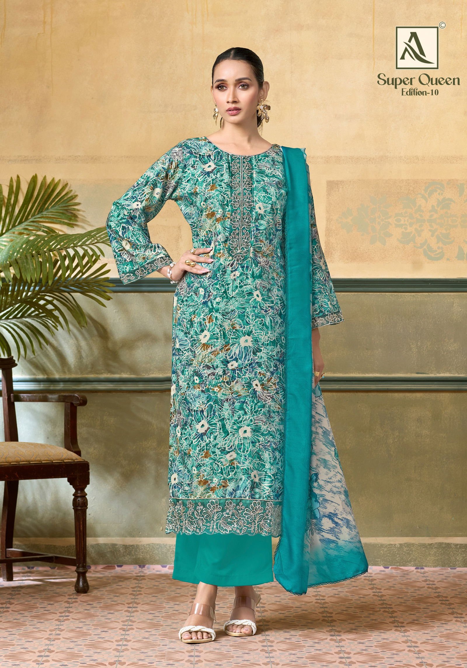 Alok Super Queen Edition 10 Rayon Printed With Embroidered Dress Material Wholesale 4 Launching Alok Super Queen Edition 10 Rayon Printed With Embroidered Dress Material Wholesale 2026