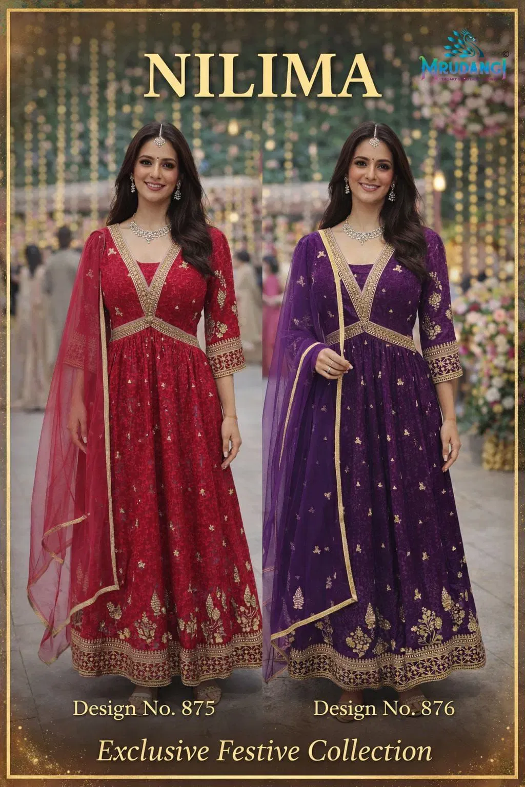 Mrudangi Nilima Georgette Designer Kurti With Bottom Dupatta Collection Wholesale 12 Latest Mrudangi Nilima Georgette Designer Kurti With Bottom Dupatta Collection Wholesale 2026