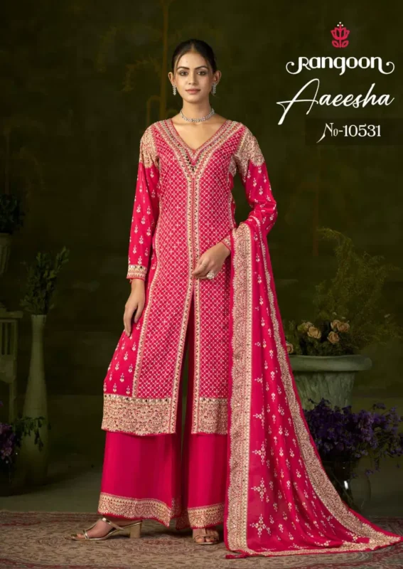 Launching Rangoon Aaeesha Pure Muslin With Digital Printed Kurti With Plazzo Dupatta Wholesale 2026 2 Launching Rangoon Aaeesha Pure Muslin With Digital Printed Kurti With Plazzo Dupatta Wholesale 2026
