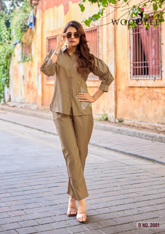 Launching Wooglee High Look Russian Viscose Silk Co Ord Set Collection Wholesale 2026 2 Launching Wooglee High Look Russian Viscose Silk Co Ord Set Collection Wholesale 2026