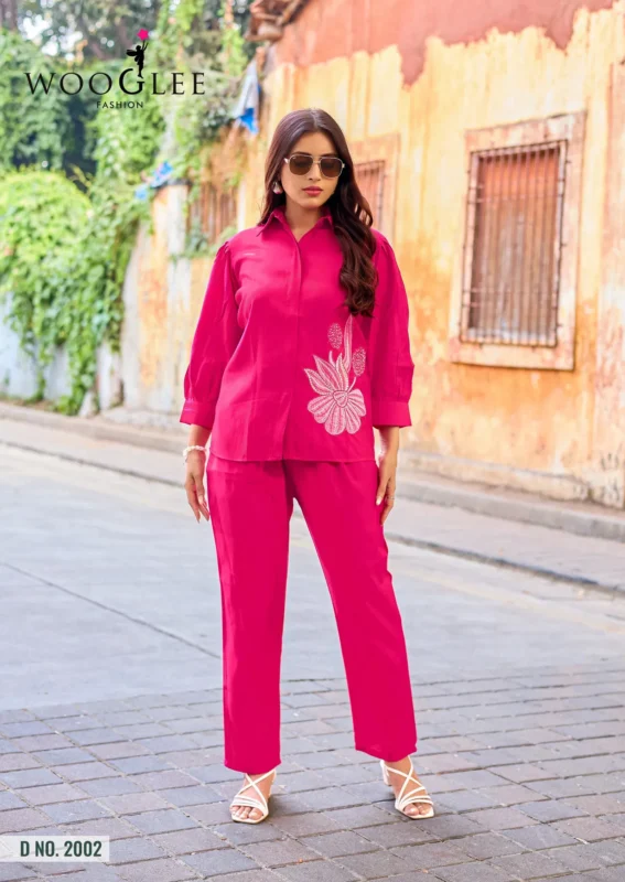 Launching Wooglee High Look Russian Viscose Silk Co Ord Set Collection Wholesale 2026 3 Launching Wooglee High Look Russian Viscose Silk Co Ord Set Collection Wholesale 2026