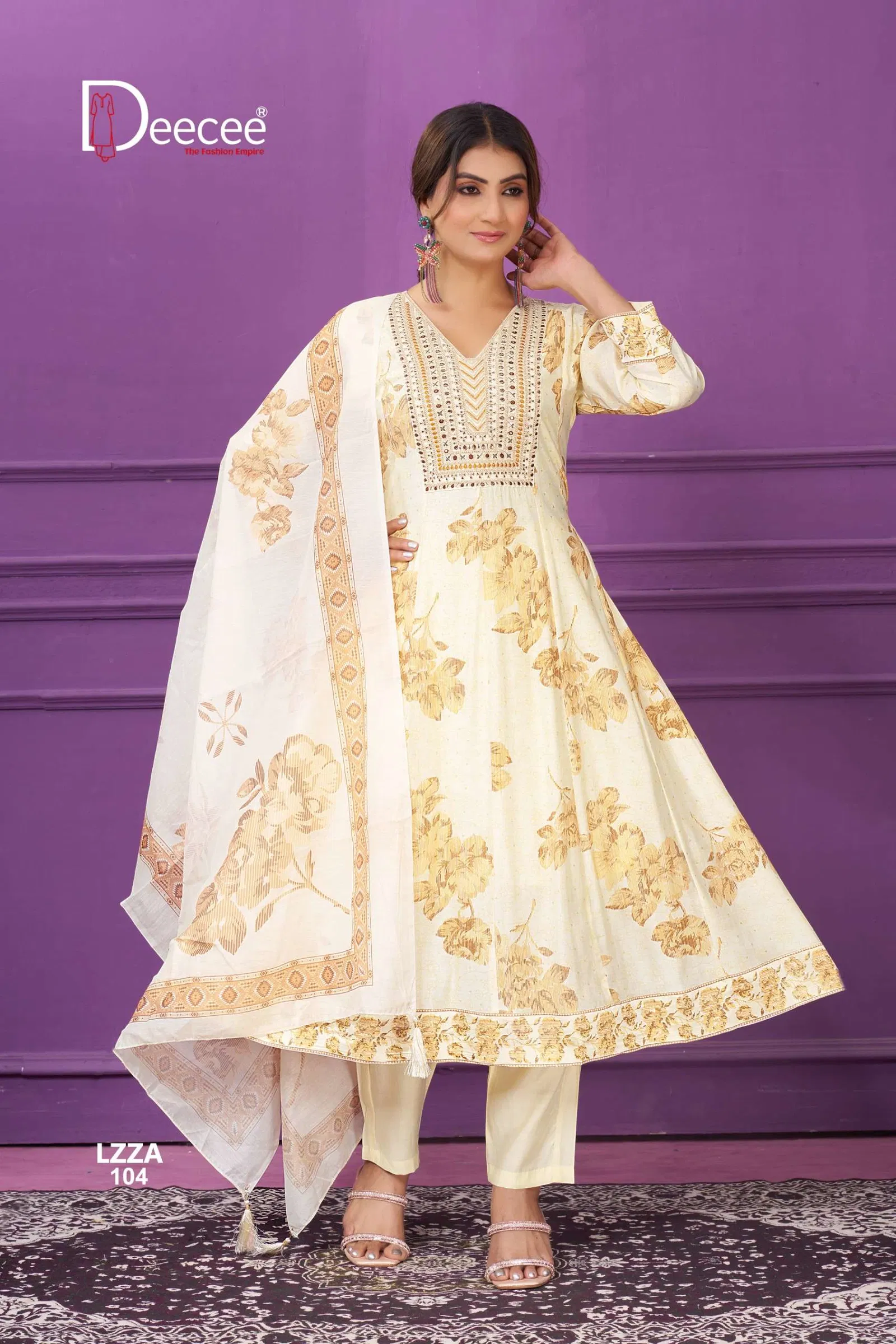 Deecee Lizza Kali Style Flared Kurti With Bottom Dupatta Collection Wholesale 8 Launching Deecee Lizza Kali Style Flared Kurti With Bottom Dupatta Collection Wholesale 2026