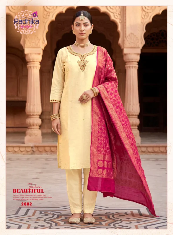 Buy Radhika Kayra Vol 2 Pure Shimmar With Handwork Kurti With Bottom Dupatta Wholesale 2026 6 Buy Radhika Kayra Vol 2 Pure Shimmar With Handwork Kurti With Bottom Dupatta Wholesale 2026