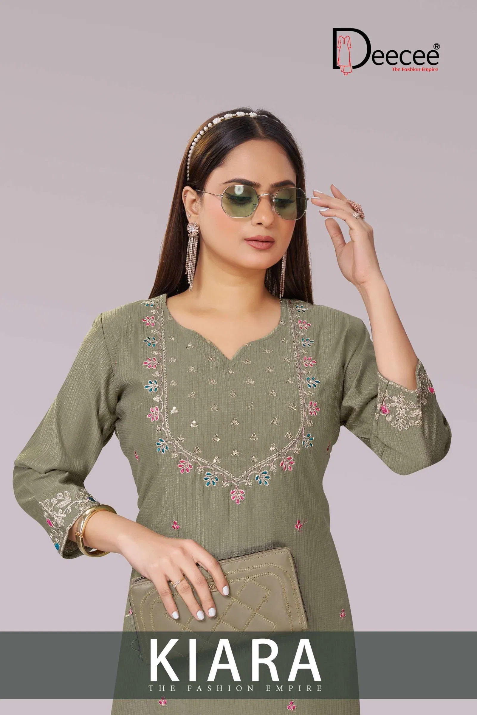 Deecee Kiara Premium Straight Cut With Neck Aand Forn Kurti Wholesale 3 Deecee Kiara Premium Straight Cut With Neck Aand Forn Kurti Wholesale