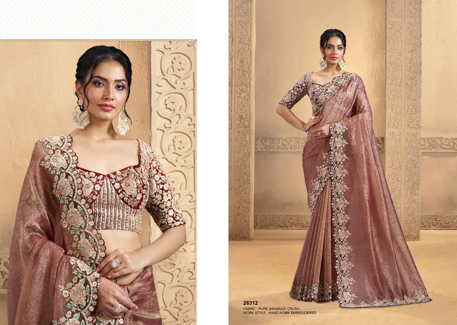 Mahotsav Mohmanthan 26300 Gaurangi Designer Saree Collection Wholesale 12 Mahotsav Mohmanthan 26300 Gaurangi Designer Saree Collection Wholesale