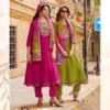 Kadlee Roopam Mul Chanderi Handworked Kurti With Bottom Dupatta Wholesale 2 Kadlee Roopam Mul Chanderi Handworked Kurti With Bottom Dupatta Wholesale