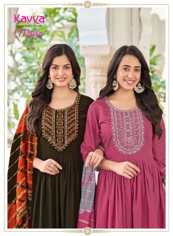 Buy Kavya Maira Vol 1 Vetican Chanderi Zari Fancy Dyeing Top With Bottom And Dupatta Wholesale 2026