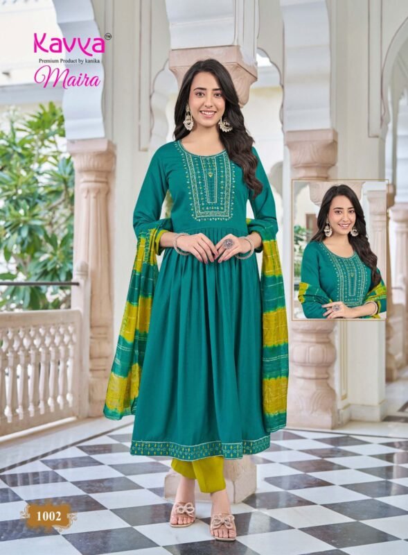 Buy Kavya Maira Vol 1 Vetican Chanderi Zari Fancy Dyeing Top With Bottom And Dupatta Wholesale 2026
