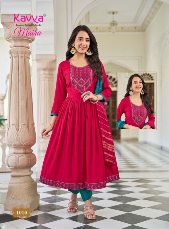 Buy Kavya Maira Vol 1 Vetican Chanderi Zari Fancy Dyeing Top With Bottom And Dupatta Wholesale 2026