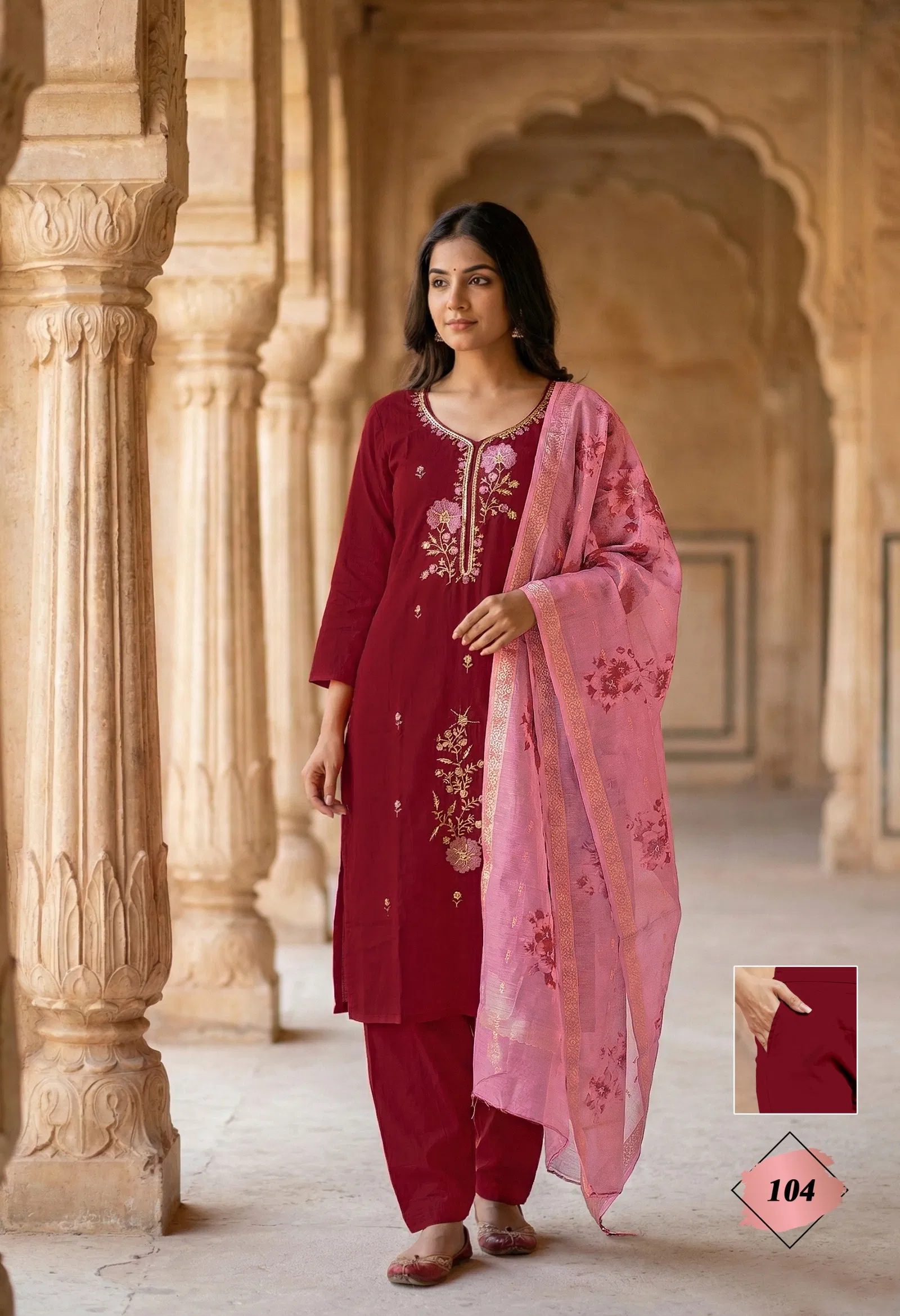 Dnp Saatvika Vol 1 Vatican Top With Bottom And Dupatta Wholesale 6 Latest Dnp Saatvika Vol 1 Vatican Top With Bottom And Dupatta Wholesale 2026