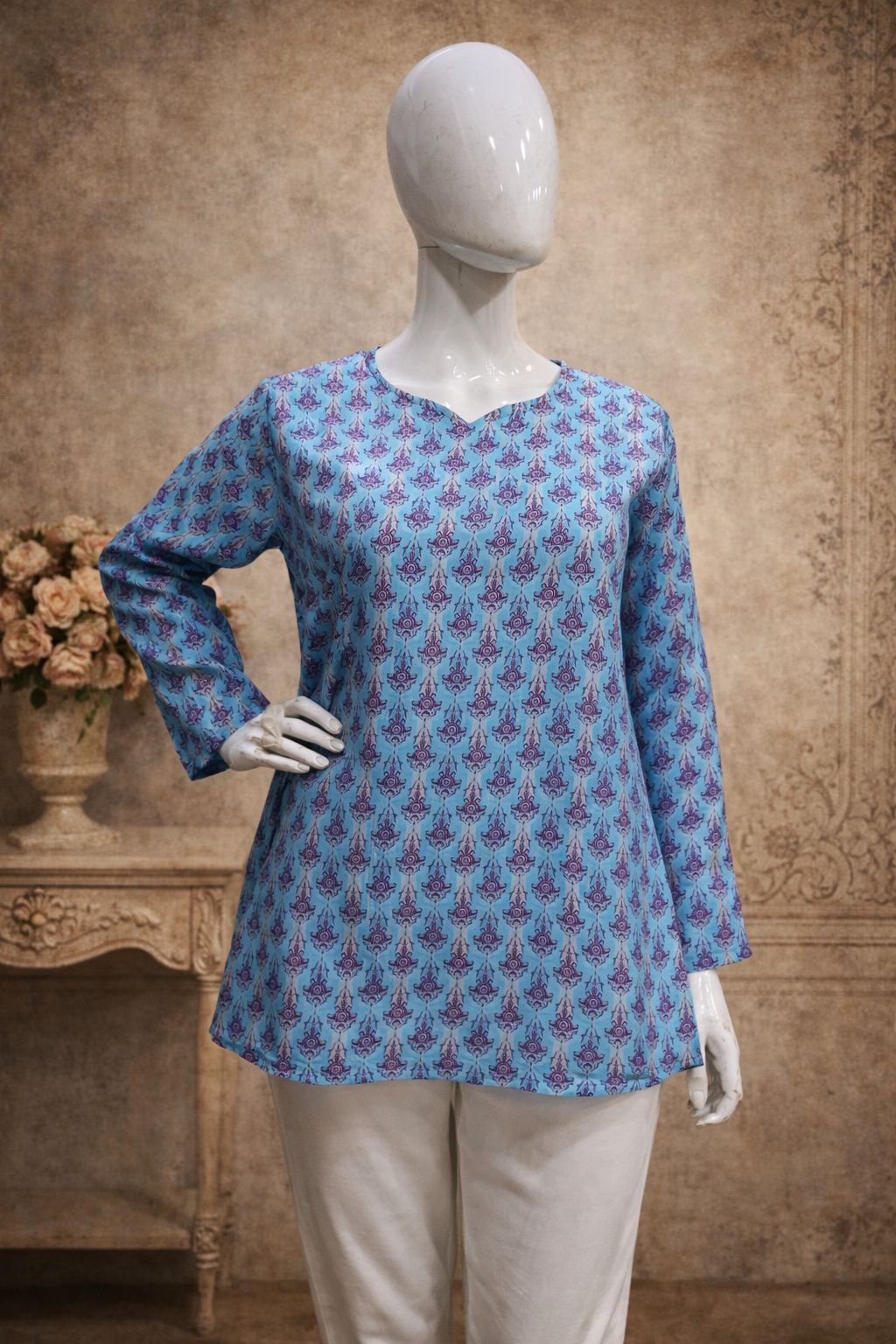 Aawiya RJ 27 Heavy Muslin Digital Printed Tunic Style Top Wholesale 6 Launching Aawiya RJ 27 Heavy Muslin Digital Printed Tunic Style Top Wholesale 2026