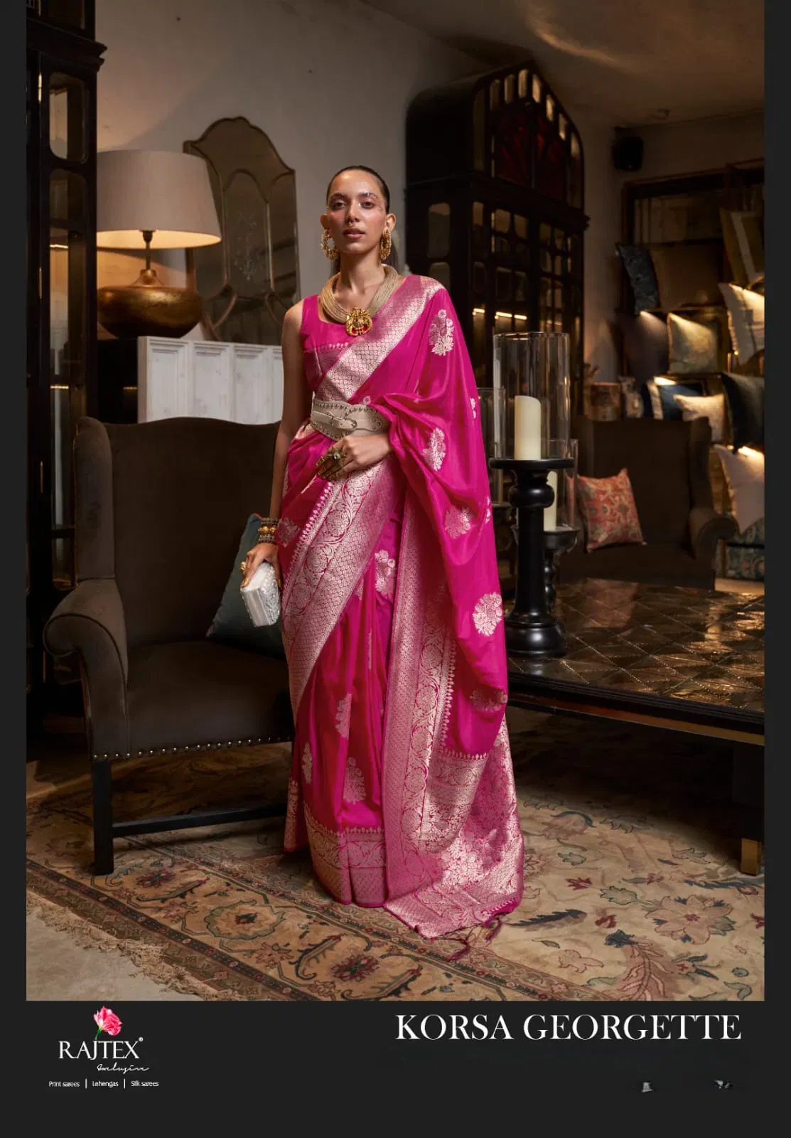 Rajtex Korssa Georgette Khadi Georgette Handloom Weaving Saree Collection Wholesale 3 Rajtex Korssa Georgette Khadi Georgette Handloom Weaving Saree Collection Wholesale