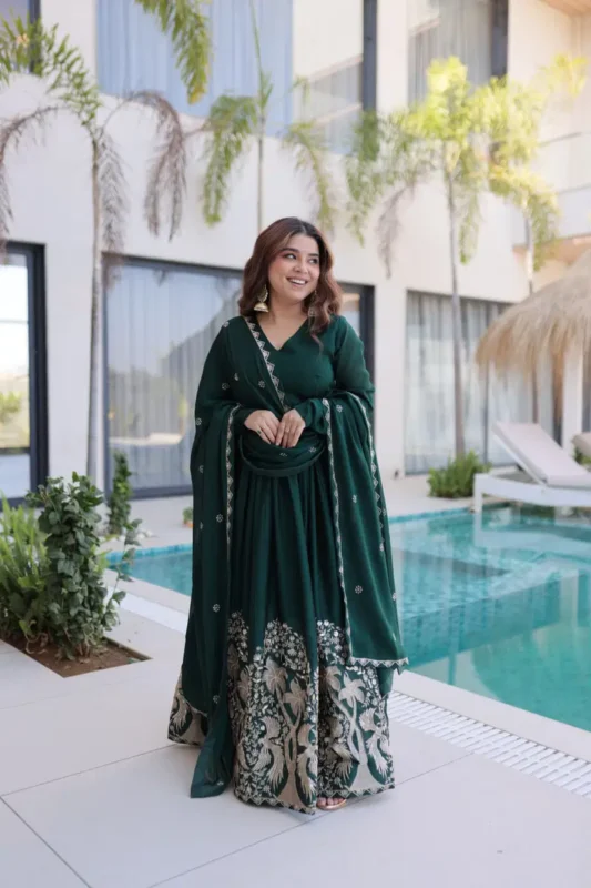 Stylish Lw 9316 Rangoli Crush Sequins Embroidered Gown With Dupatta Collection Wholesale 2026