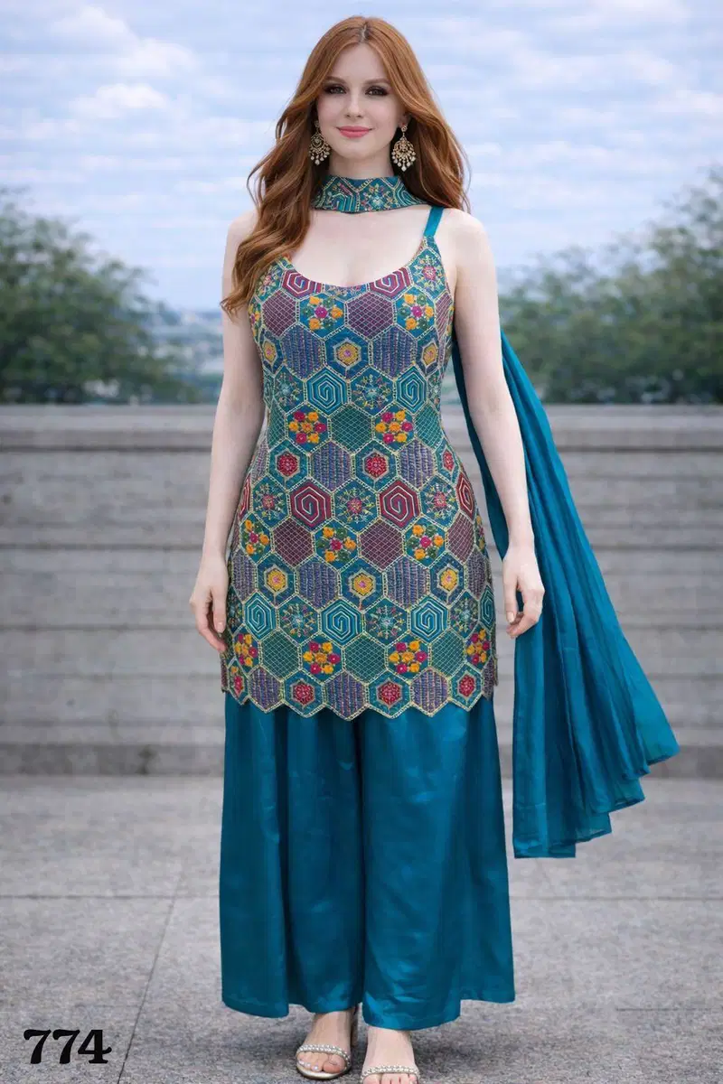 Mrudangi Tanvi Premium Chinon Silk With Embroidered Designer Salwar Kameez Wholesale 8 Latest Mrudangi Tanvi Premium Chinon Silk With Embroidered Designer Salwar Kameez Wholesale 2026