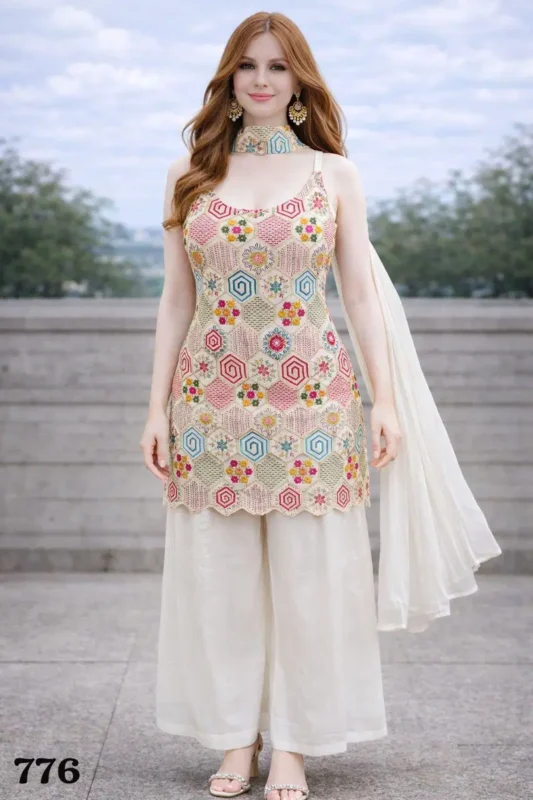Latest Mrudangi Tanvi Premium Chinon Silk With Embroidered Designer Salwar Kameez Wholesale 2026 8 Latest Mrudangi Tanvi Premium Chinon Silk With Embroidered Designer Salwar Kameez Wholesale 2026