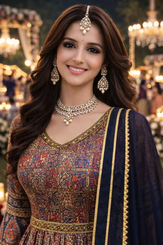 Stylish Mrudangi Muskan Vol 2 Soft Dola Silk Printed With Handworked Gown With Dupatta Collection Wholesale 2026 5 Stylish Mrudangi Muskan Vol 2 Soft Dola Silk Printed With Handworked Gown With Dupatta Collection Wholesale 2026