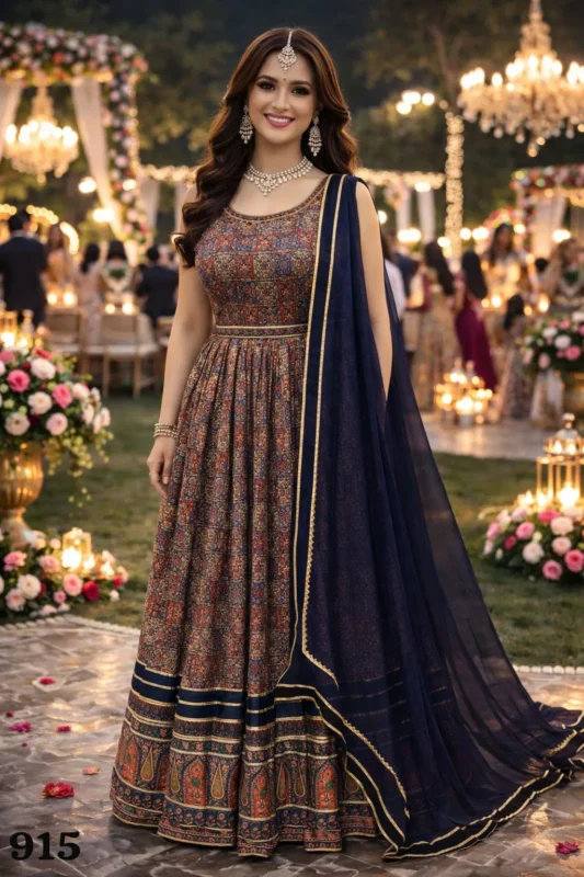 Stylish Mrudangi Muskan Vol 2 Soft Dola Silk Printed With Handworked Gown With Dupatta Collection Wholesale 2026 6 Stylish Mrudangi Muskan Vol 2 Soft Dola Silk Printed With Handworked Gown With Dupatta Collection Wholesale 2026