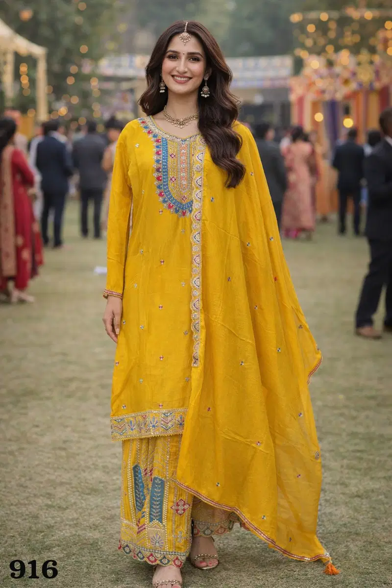 Mrudangi Srivalli Real Chinon Silk Embroidered Salwar Kameez Wholesale 5 Stylish Mrudangi Srivalli Real Chinon Silk Embroidered Salwar Kameez Wholesale 2026