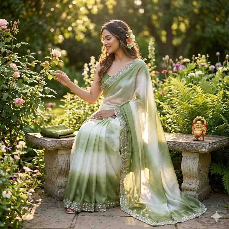 Kc 930 Space Silk Jarkan Worked Fancy Saree Collection Wholesale 7 Kc 930 Space Silk Jarkan Worked Fancy Saree Collection Wholesale