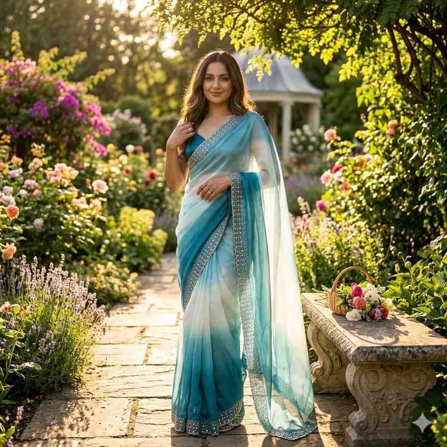 Kc 930 Space Silk Jarkan Worked Fancy Saree Collection Wholesale 11 Kc 930 Space Silk Jarkan Worked Fancy Saree Collection Wholesale