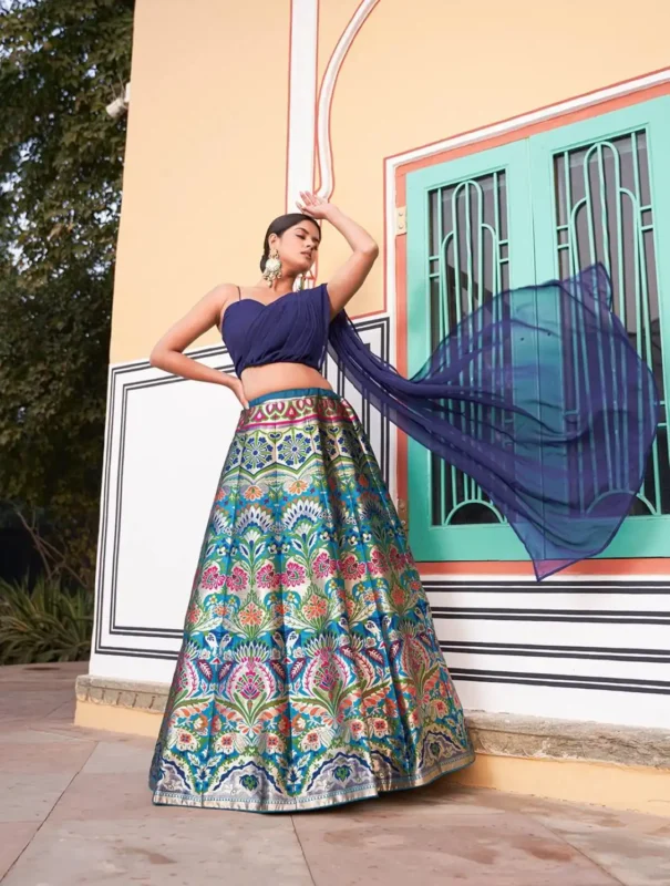 Launching WMN 2046 Banarasi Silk Designer Lehenga Choli Collection Wholesale 2026