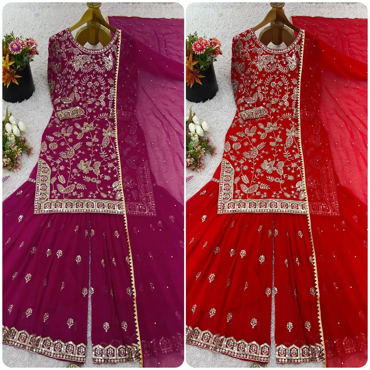 Sabina 5302 Foux Georgette Sharara Suit Tradition Collection Wholesale 6 Latest Sabina 5302 Foux Georgette Sharara Suit Tradition Collection Wholesale 2026