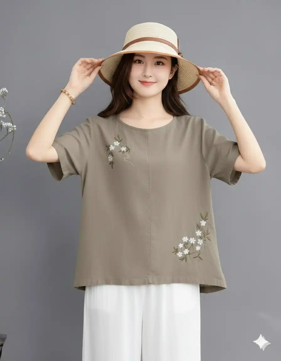 Shiv Vol 149 Cotton Embroidery Short Top Collection