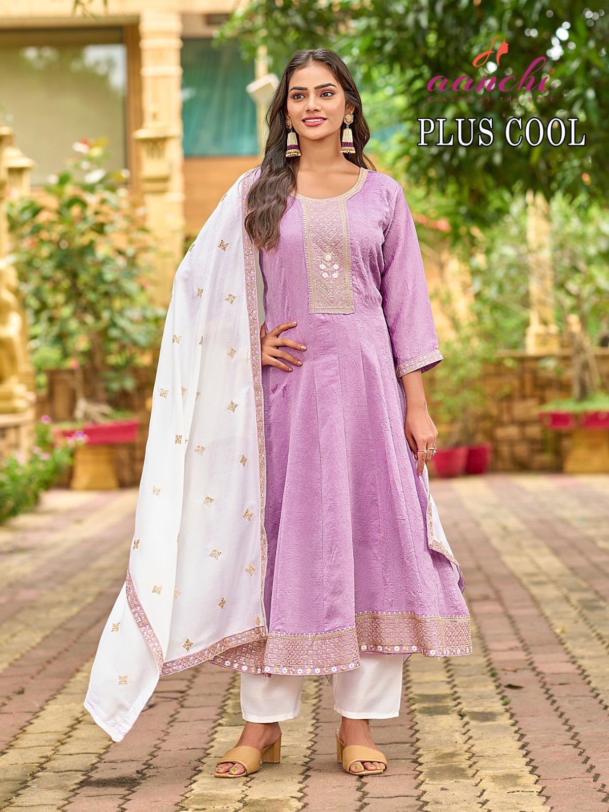 Aanchi Plus Cool Fancy Silk Embroidered Kurti With Bottom Dupatta Wholesale 4 Beautiful Aanchi Plus Cool Fancy Silk Embroidered Kurti With Bottom Dupatta Wholesale 2026