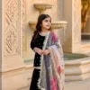 Baby 232 Viscose Velvet Garara Suit With Embroidery Work