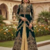 KB 4102 Velvet Embroidery Work Wedding Lehenga Choli