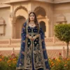 KB 4103 Velvet Embroidery Wedding Lehenga Choli Wholesale 2 KB 4103 Velvet Embroidery Wedding Lehenga Choli