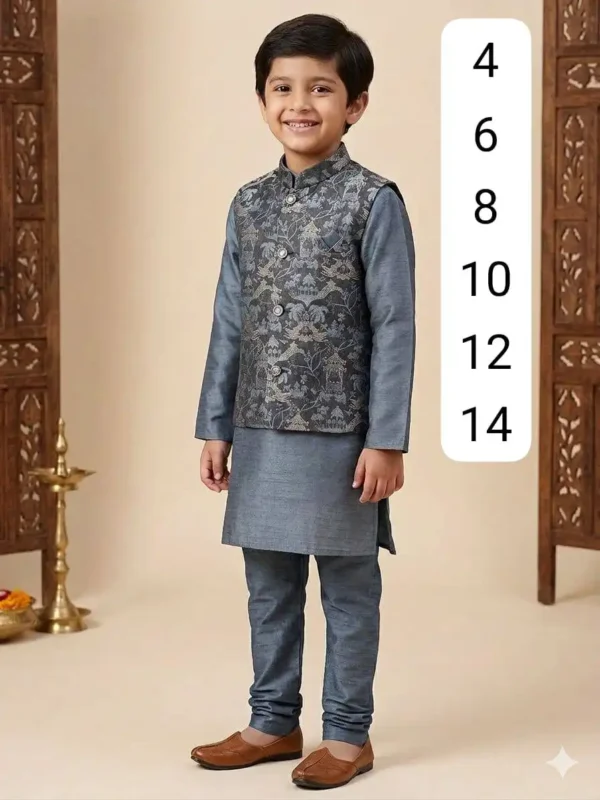 Latest Shyam Vol 91 Kids Wedding Kurta Pajama With Designer Koti Wholesale 2026