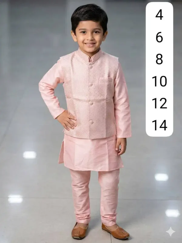 Latest Shyam Vol 91 Kids Wedding Kurta Pajama With Designer Koti Wholesale 2026