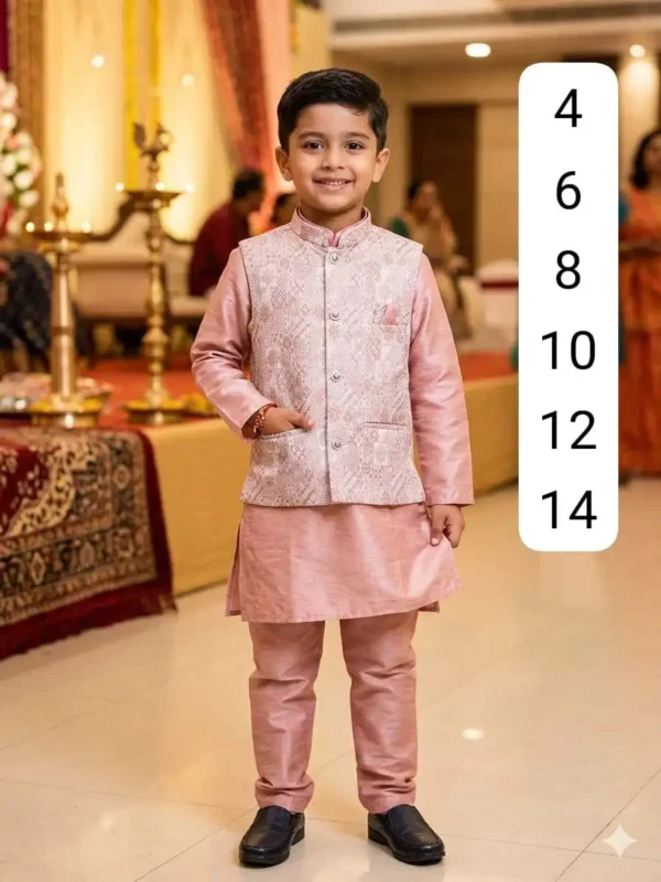 Latest Shyam Vol 91 Kids Wedding Kurta Pajama With Designer Koti Wholesale 2026