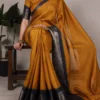 WMN 7906 Dola Chex Saree With Zari Weaving Work
