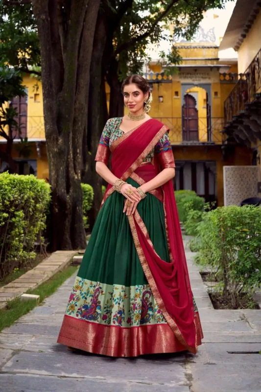 Launching WMN 1244 Krishika Aastha Silk Chaniya Choli 04 Pcs Set Wholesale 2026 4 Launching WMN 1244 Krishika Aastha Silk Chaniya Choli 04 Pcs Set Wholesale 2026