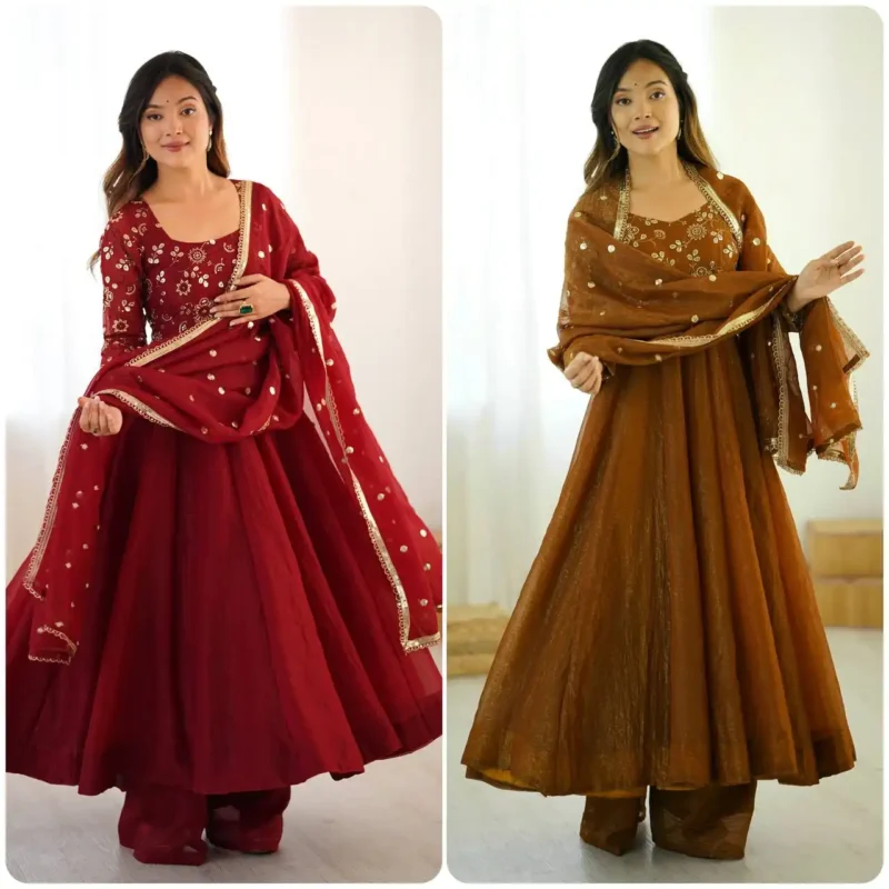 Beautiful Sabina 5290 Crunchy Silk Readymade Dress 02 Pcs Set Wholesale 2026