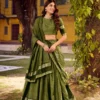 WMN 1900 Swasthika Chettinad Cotton Lehenga Choli