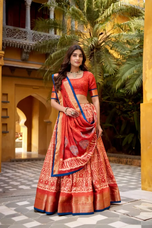 Launching WMN 1252 Dola Silk Batik Printed Lehenga Choli Wholesale 2026 5 Launching WMN 1252 Dola Silk Batik Printed Lehenga Choli Wholesale 2026