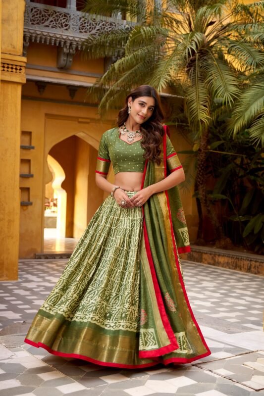 Launching WMN 1252 Dola Silk Batik Printed Lehenga Choli Wholesale 2026 7 Launching WMN 1252 Dola Silk Batik Printed Lehenga Choli Wholesale 2026