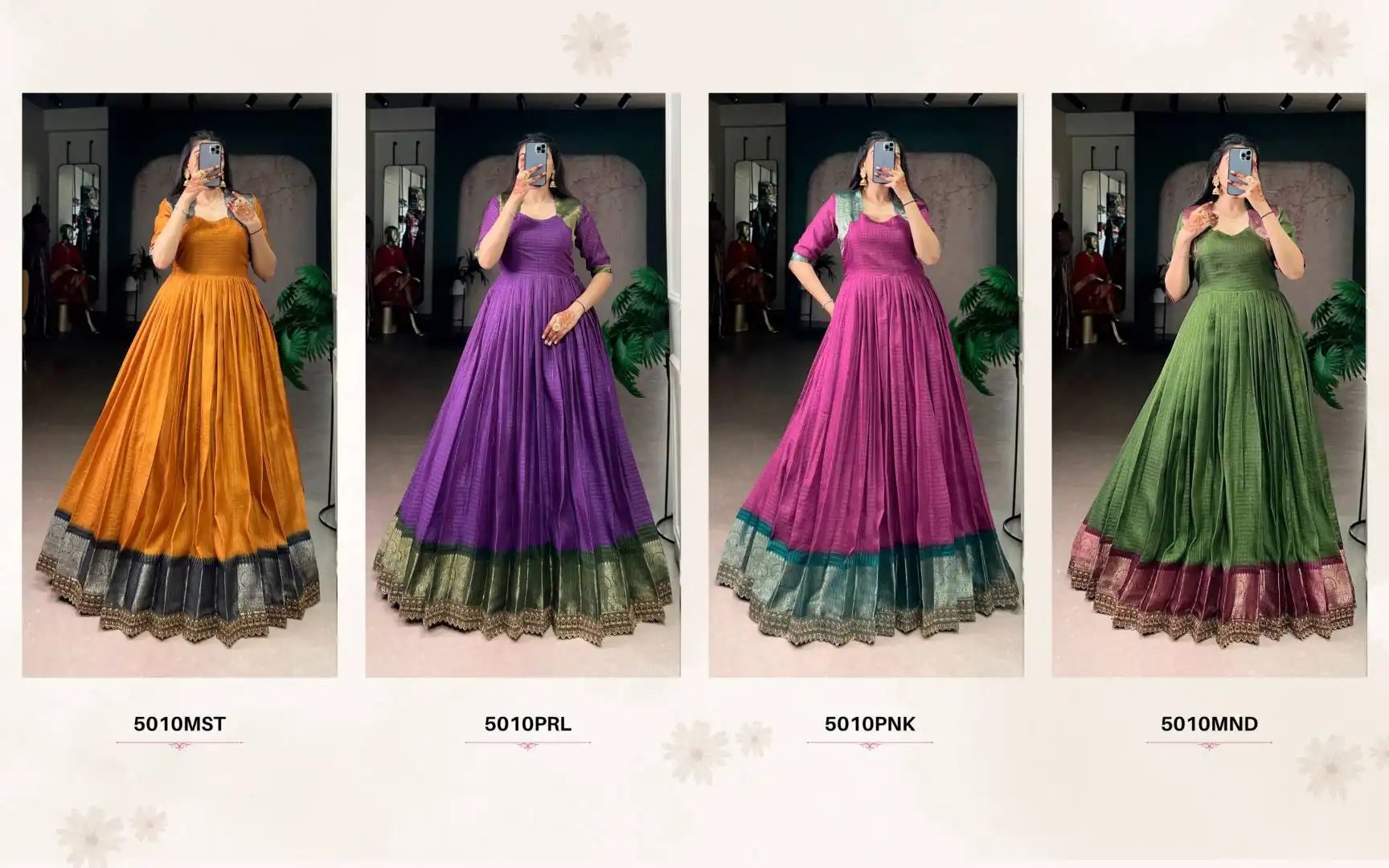 WMN 5010 Ladies Gown Wholesale Market In Surat Wholesale 9 Launching WMN 5010 Ladies Gown Wholesale Market In Surat Wholesale 2026