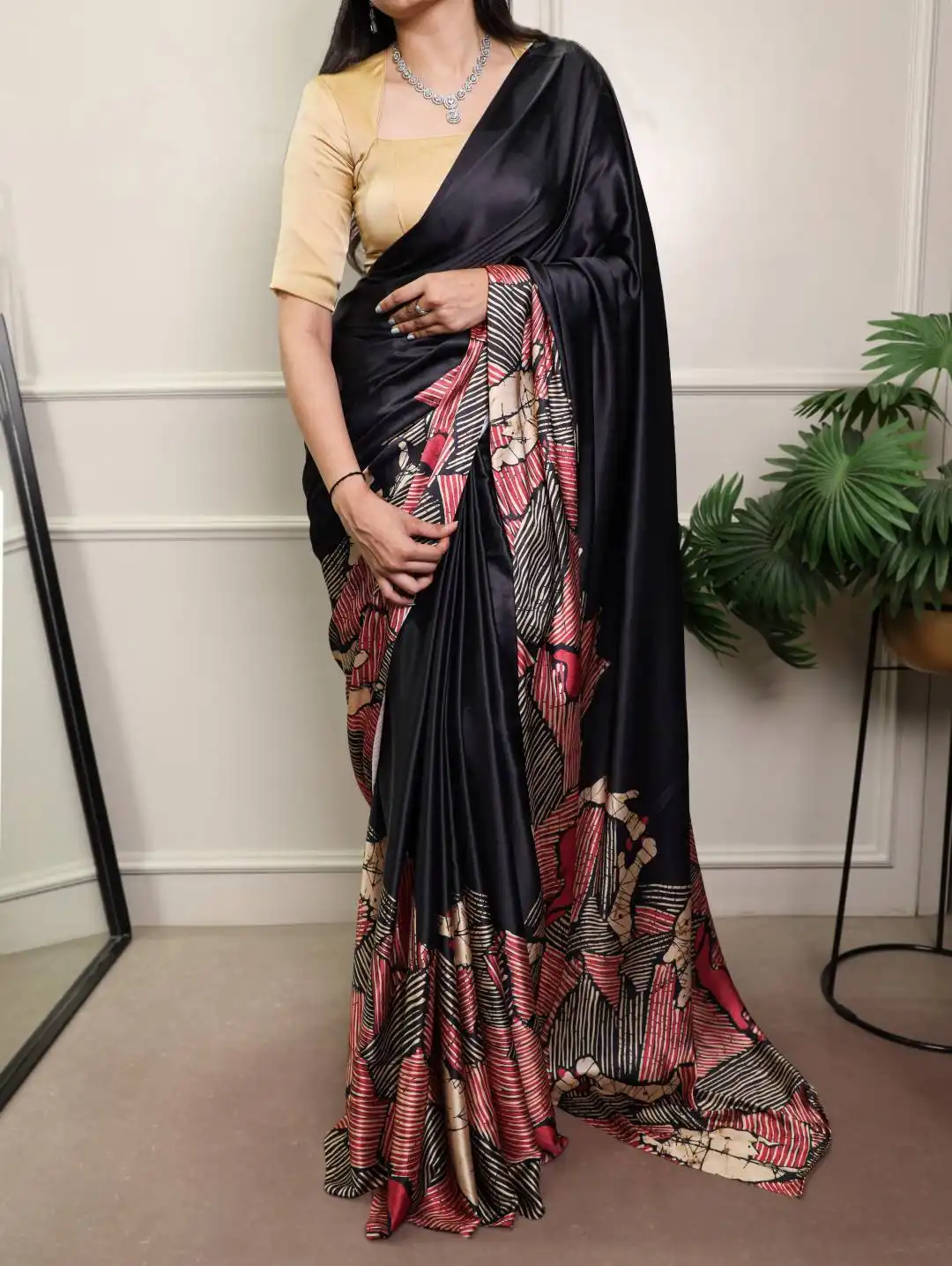 WMN 7012A Satin Silk Printed Saree with Natural Silk Blouse Wholesale Wholesale 7 Latest WMN 7012A Satin Silk Printed Saree with Natural Silk Blouse Wholesale Wholesale 2026